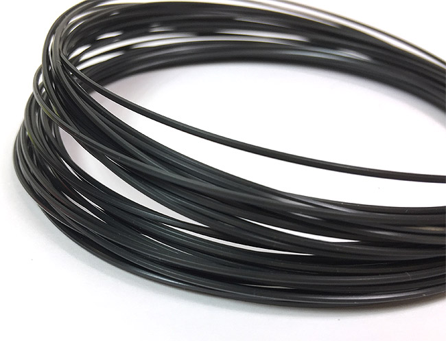 約12.0mカット/ノンパッケージ)単張り/レーザーファイバー(Laserfibre)レーザーエッジ(1.24mm/1.29mm)[ブラック]Laser  EDGE[M便 1/3](硬式 ガット テニス ストリング ラケットガット スピン スピン性能 ポリ 耐久)の通販・販売| その他|  テニスサポートセンターへ